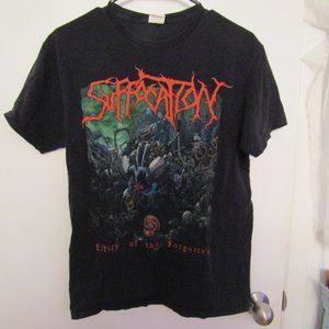 Suffocation Death Metal Effigy of the Forgotten band T Shirt Size M